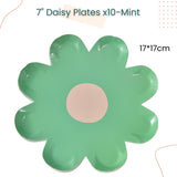 Disposable Paper Plate pastel Ice Cream Pastel Rainbow for Birthday Party