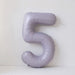 40 Inch Baby Purple Number Balloon Birthday Balloon for Party Decoration