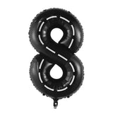 Racing Theme 40 inch number balloon for birtday party decoration