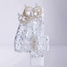 Fancy White Number Candle for birthday party cake decoration