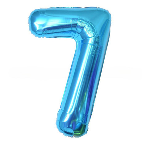 40 inch Blue Number Balloon Birthday Balloon for Party Decoration
