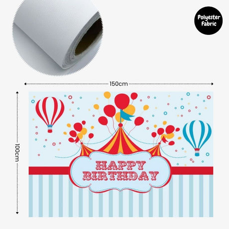 [SG Instock] - Personalised Carnival Circus Animal Theme Birthday Party Decoration
