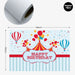 [SG Instock] - Personalised Carnival Circus Animal Theme Birthday Party Decoration