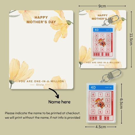 Happy Mother's day banner gift flower and decoration