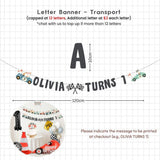 [SG Instock] - Personalised Racing car motorbike Theme Birthday Party Decoration