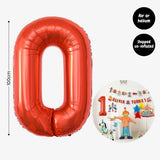[SG Instock] - Personalised Carnival Circus Animal Theme Birthday Party Decoration