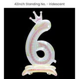 All 40 inch Standing Number Balloon