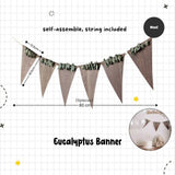 [SG Instock] Decorative Banner Garland Circle Star Flag Bunting Happy Birthday Party Decoration