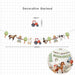 [SG Instock] - Personalised Farm Animal Theme Birthday Party Decoration