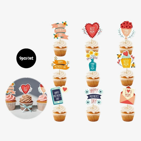 Happy Mother's day banner gift flower and decoration