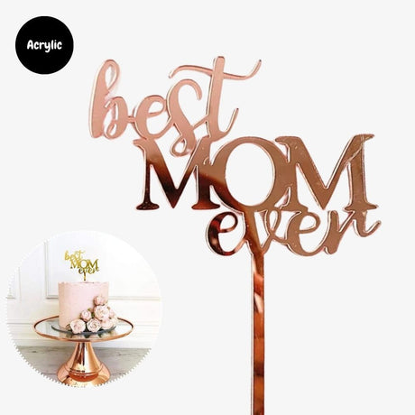 Happy Mother's day banner gift flower and decoration