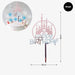 [SG Instock] - Personalised Princess Theme Birthday Party Decoration