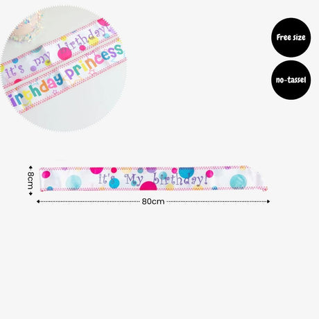 [SG Instock] - Personalised Princess Theme Birthday Party Decoration