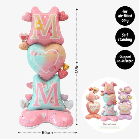 Happy Mother's day banner gift flower and decoration