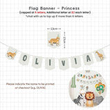 [SG Instock] - Personalised Safari Animal Theme Birthday Party Decoration