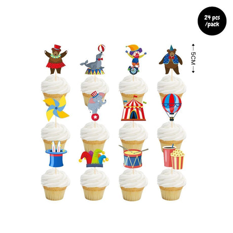 [SG Instock] - Personalised Carnival Circus Animal Theme Birthday Party Decoration