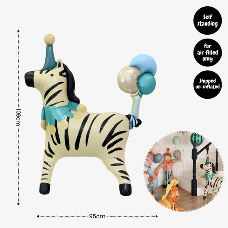 [SG Instock] - Personalised Carnival Circus Animal Theme Birthday Party Decoration