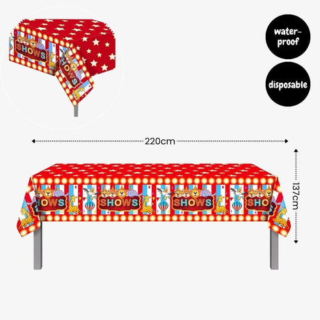 [SG Instock] - Personalised Carnival Circus Animal Theme Birthday Party Decoration
