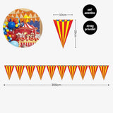 [SG Instock] - Personalised Carnival Circus Animal Theme Birthday Party Decoration