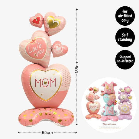 Happy Mother's day banner gift flower and decoration