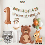 [SG Instock] - Personalised Woodland Animal Theme Birthday Party Decoration