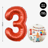 [SG Instock] - Personalised Carnival Circus Animal Theme Birthday Party Decoration