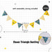 [SG Instock] Decorative Banner Garland Circle Star Flag Bunting Happy Birthday Party Decoration