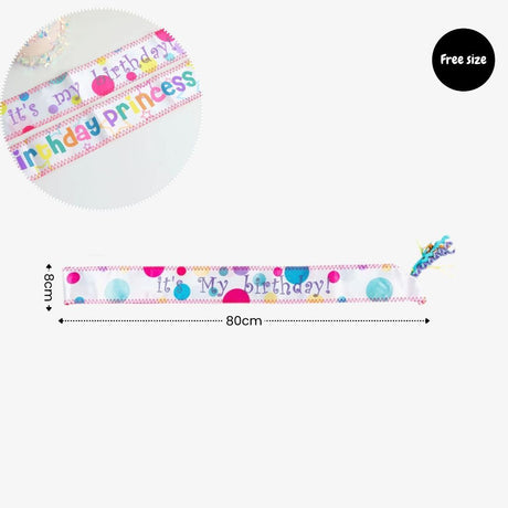 [SG Instock] - Personalised Princess Theme Birthday Party Decoration