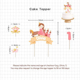 [SG Instock] - Personalised Princess Theme Birthday Party Decoration