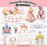 [SG Instock] - Personalised Princess Theme Birthday Party Decoration
