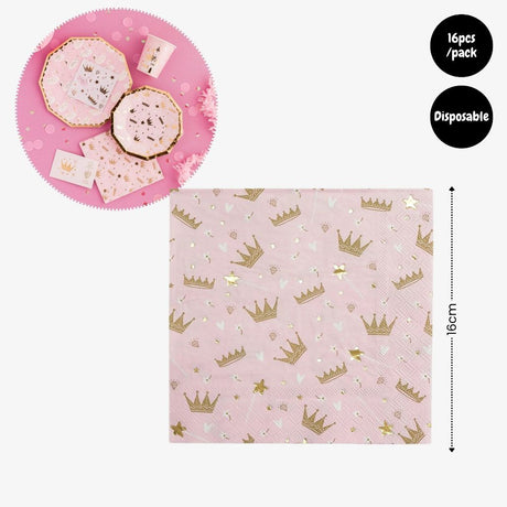 [SG Instock] - Personalised Princess Theme Birthday Party Decoration