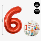 [SG Instock] - Personalised Carnival Circus Animal Theme Birthday Party Decoration