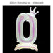 All 40 inch Standing Number Balloon