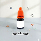 Personalised Clothing Name Stamp Waterproof Ink Permanent Fabric Chop