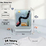 Personalised Clothing Name Stamp Waterproof Ink Permanent Fabric Chop