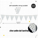 [SG Instock] Decorative Banner Garland Circle Star Flag Bunting Happy Birthday Party Decoration