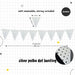 [SG Instock] Decorative Banner Garland Circle Star Flag Bunting Happy Birthday Party Decoration