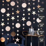 [SG Instock] Decorative Banner Garland Circle Star Flag Bunting Happy Birthday Party Decoration