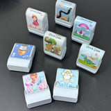 Personalised Clothing Name Stamp Waterproof Ink Permanent Fabric Chop
