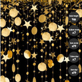 [SG Instock] Decorative Banner Garland Circle Star Flag Bunting Happy Birthday Party Decoration