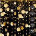 [SG Instock] Decorative Banner Garland Circle Star Flag Bunting Happy Birthday Party Decoration
