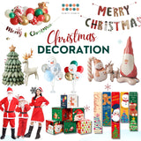 Christmas Banner balloon Decoration Backdrop Stacking display box Photo props