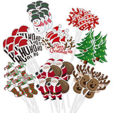 Christmas Cake topper CupCake Topper set