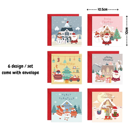 Mini Christmas gift Card with Envelope