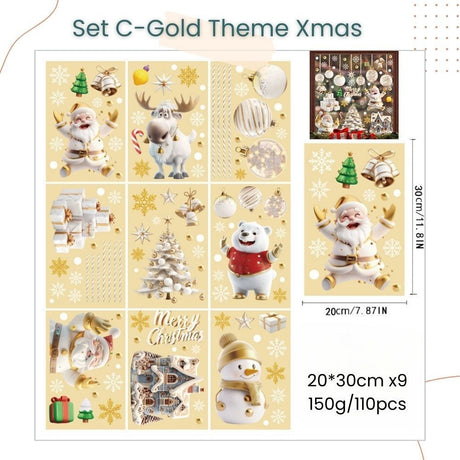 Christmas Banner balloon Decoration Backdrop Stacking display box Photo props