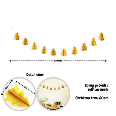 Christmas Banner Garland Decoration Christmas fairy Light