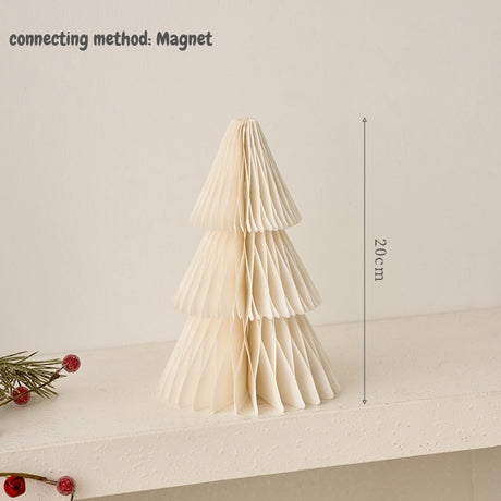 Honeycomb Display Christmas Tree Paper folding origami for tabletop counter top shelf display