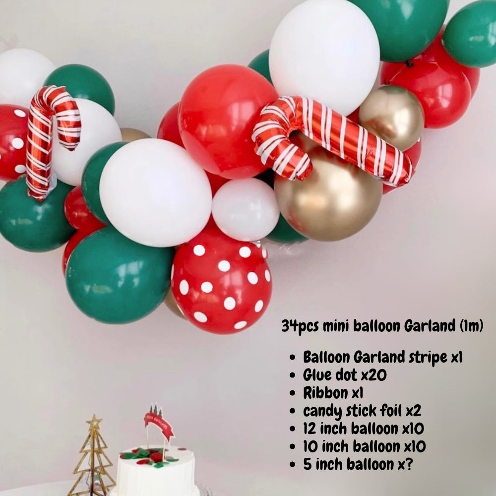 Christmas Balloon Garland Balloon Bouquet for christmas Decoration