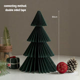 Honeycomb Display Christmas Tree Paper folding origami for tabletop counter top shelf display
