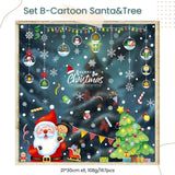 Christmas Banner balloon Decoration Backdrop Stacking display box Photo props